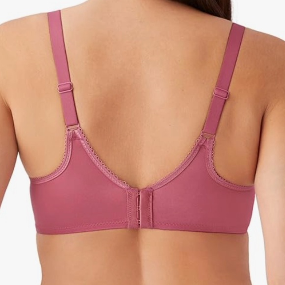 Wacoal Basic Beauty Spacer Underwire T-Shirt Bra in Rose Wine color, size US 42D - Picture 3 of 9